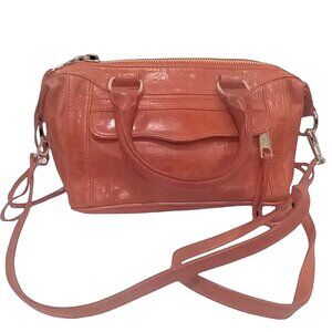 Rebecca Minkoff  Orange MAB Shoulder Leather Bag